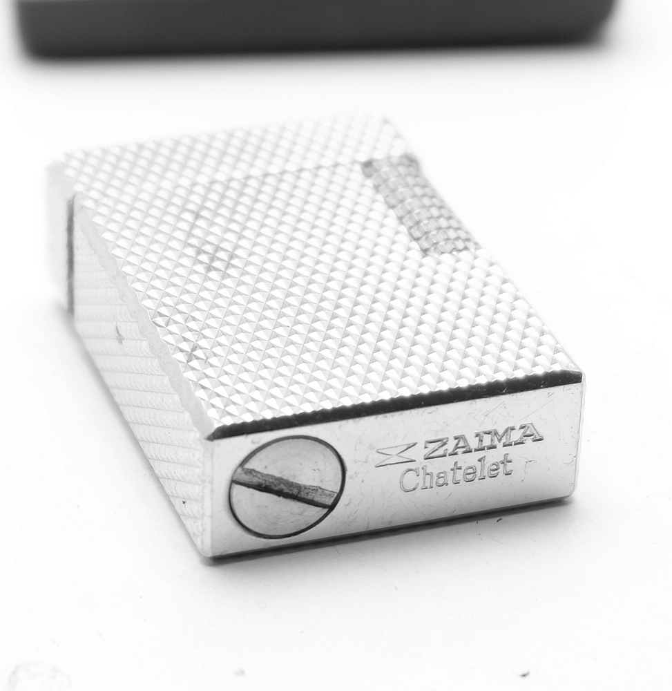 ​Zaima Chatelet Japan Vintage Gas Lighter Works good! Fully Serviced! - 6