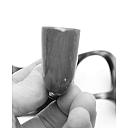 ​Nice Brown Unsmoked Ceramic French Vintage Tobacco Smoking Pipe - 8 small