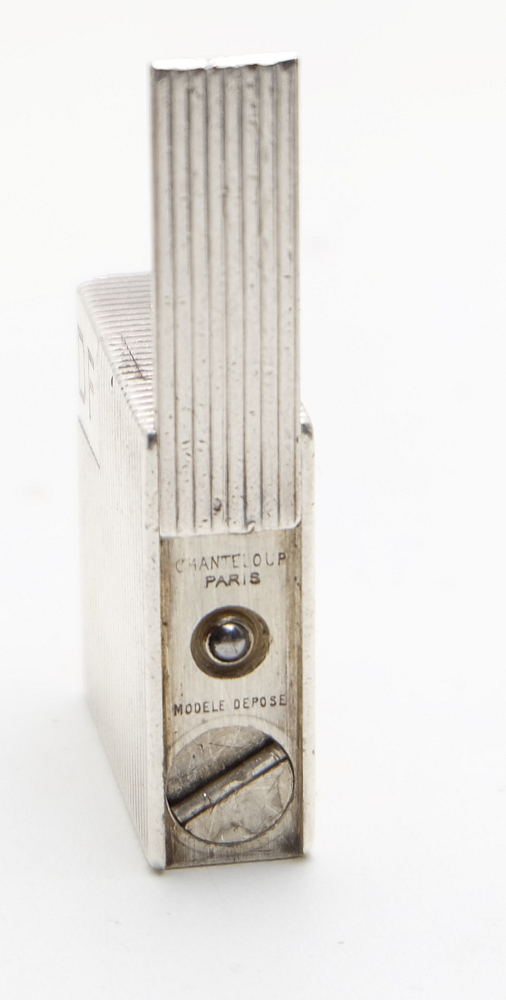 Chanteloup Paris Solid Silver Petrol Lighter Art Deco RARE! 1930-1940s Works! - 13