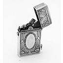 ​Silver 800 Automatic Petrol Lighter Germany 1900-1920S Works good! Rare! - 14 small