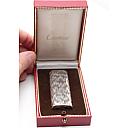 Cartier Sterling Silver 925 Vintage Gas Lighter With Box! Works! Fully Serviced! - 8 small