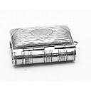 Unbranded Unique Antique Book Matchbox/Coin box Case Rare! - 6 small