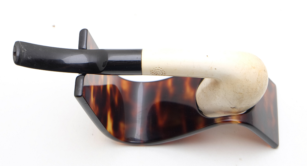 ​Meerschaum Bent Billiard Vintage Tobacco Smoking Pipe - 6