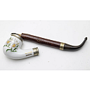 ​Hunter Nice Vintage Smoking Pipe Porcelaine EP Ring - 7 small