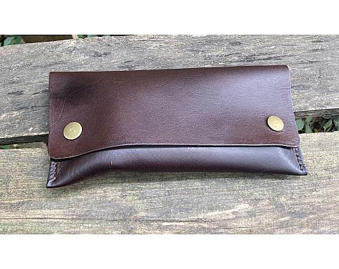 Handmade Vegetable-tanned Leather Case for Smoking Pipe