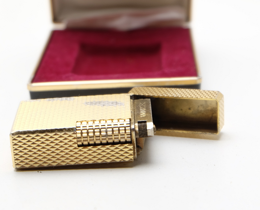 ​Zaima Chatelet Japan Vintage Gas Lighter Works good! Fully Serviced! - 10