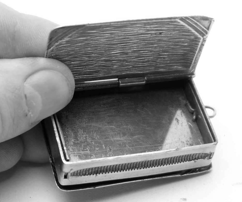 Unbranded Unique Antique Book Matchbox/Coin box Case Rare! - 8