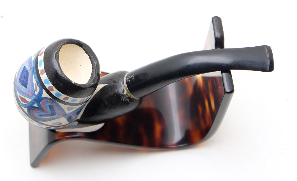 Nice Unsmoked French Ceramic Tobacco Smoking Pipe - 6