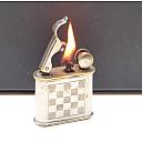 MD Vulcano Vintage Petrol Lighter 1940s Made in France Works great! - 1 small