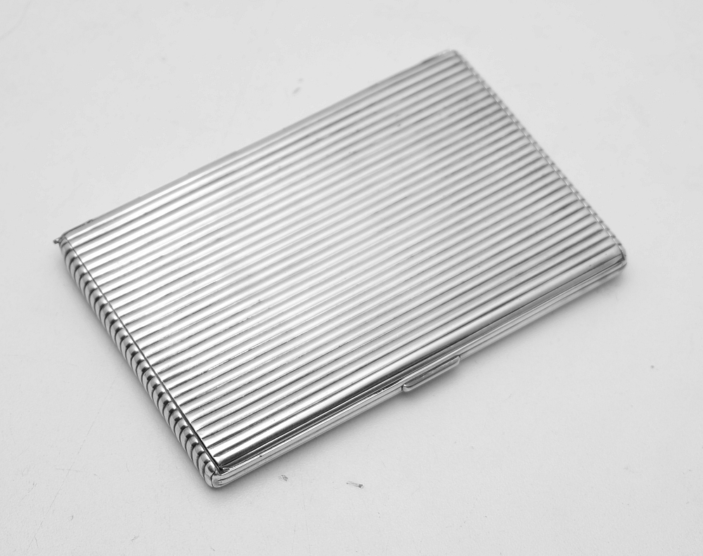 ​Cartier Sterling Silver 925 Cigarette Case Art Deco Beautiful and Rare! - 12