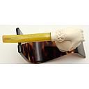 Nice French Meerschaum Pipe Hand holding the bowl - 5 small