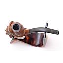 FBC Pipe Smoker Head Carved Bruyere Fine St.Claude - 3 small