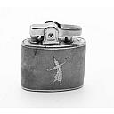 ​Ronson Petrol Standard Lighter Sterling Siam Dancing Women Made in England Works - 1 small