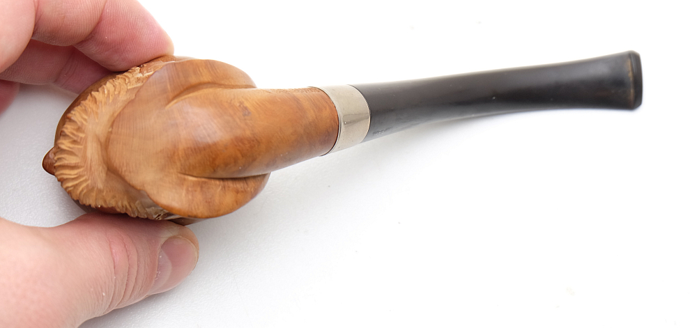 Ma Colombe St.Claude ​Men Head Carved Vintage Smoking Tobacco Pipe - 8