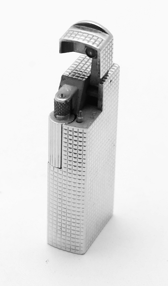 ​Dunhill Aldunil Paris Gas Lighter Solid Silver and Gold Plated Fully serviced! - 9