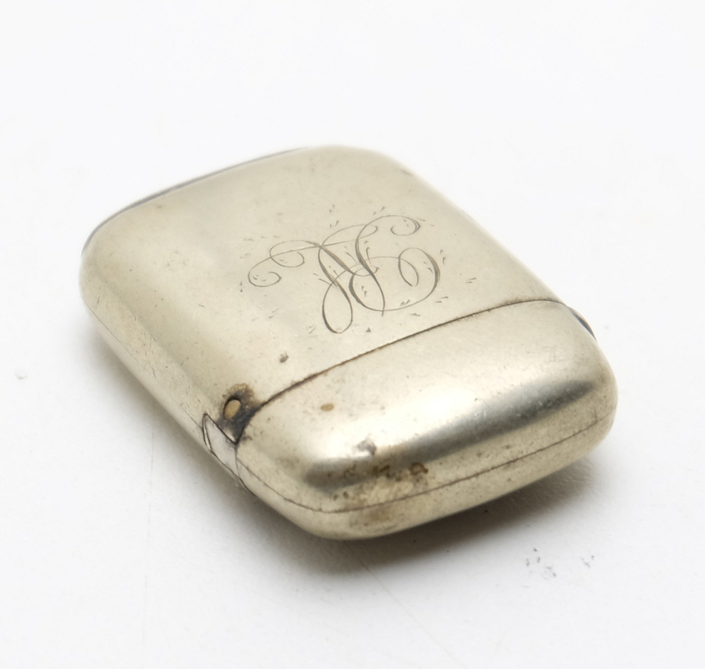 Nice Vintage French Matchbox Case! - 5