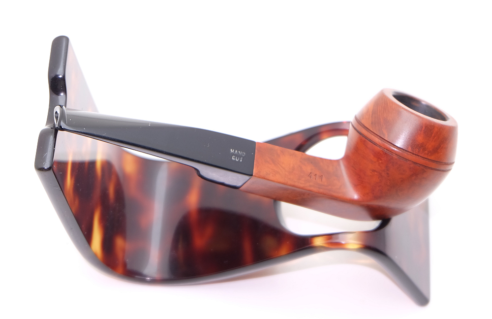 Davidoff 411 Hand Cut Bulldog Vintage Smoking Pipe Restored! - 5