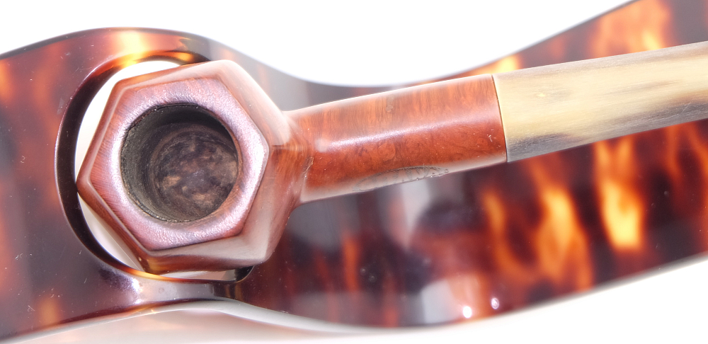 Gitana Depose Vintage Smoking Pipe Restored! Horn Stem! - 4