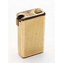 ​Flaminaire Quercia Gold Plated 10mk 1950s Gas Vintage Lighter Works good! - 3 small