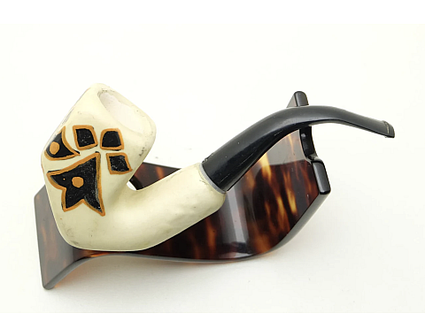 Unsmoked French Ceramic Tobacco Smoking Pipe