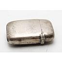 Solid Silver Antique French Matchbox Case Rare! - 7 small