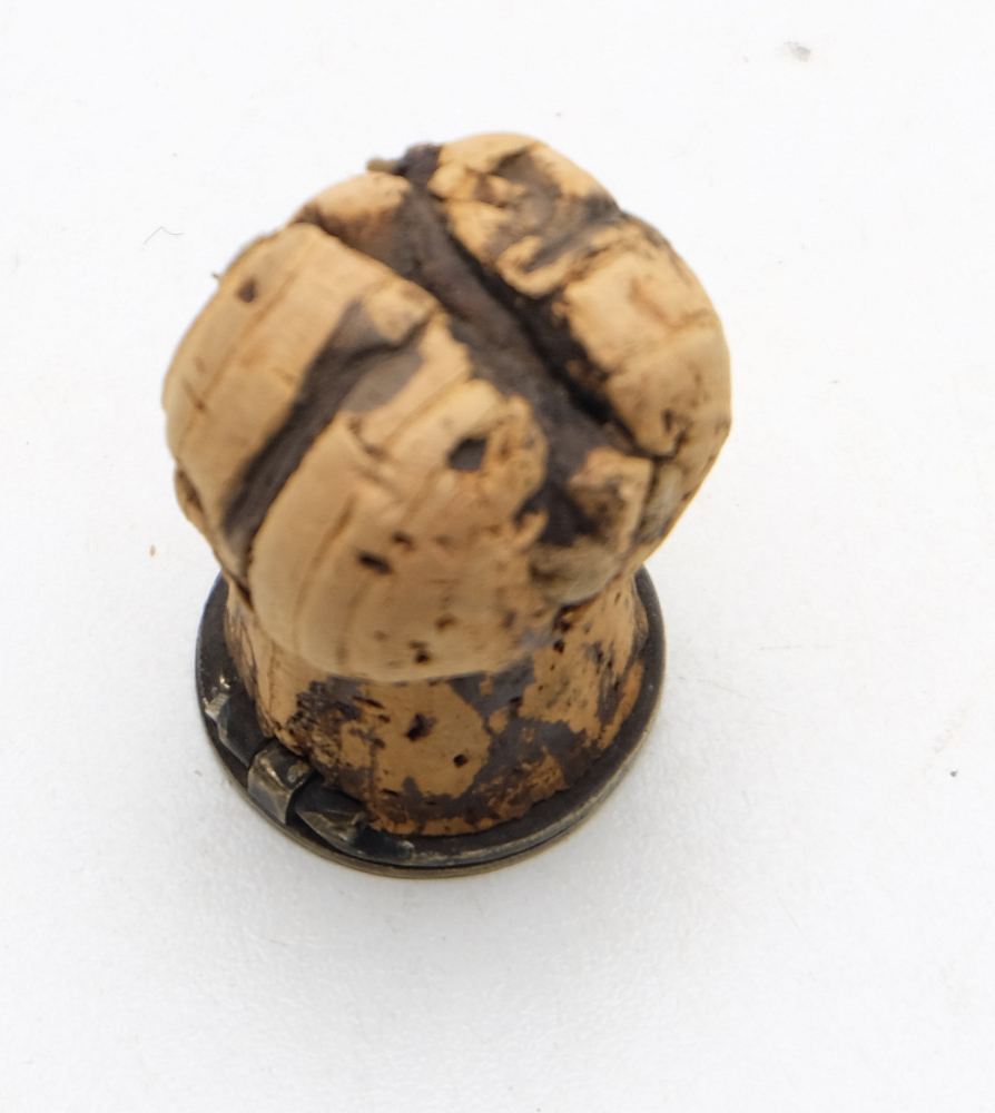 Unique Vintage Cork Pipifox Matchbox Case Rare! - 2