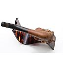 FBC Pipe Smoker Head Carved Bruyere Fine St.Claude - 7 small