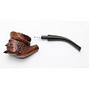Men Head Bruyere Fine St.Claude Vintage Smoking Tobacco Pipe - 7 small