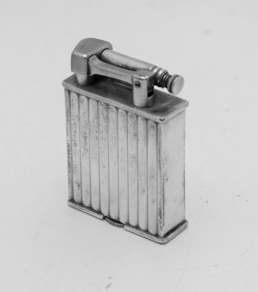 ​Parker Alfred Dunhill Paris Fab.Francaise Petrol Lighter Rare! Works good! - 9