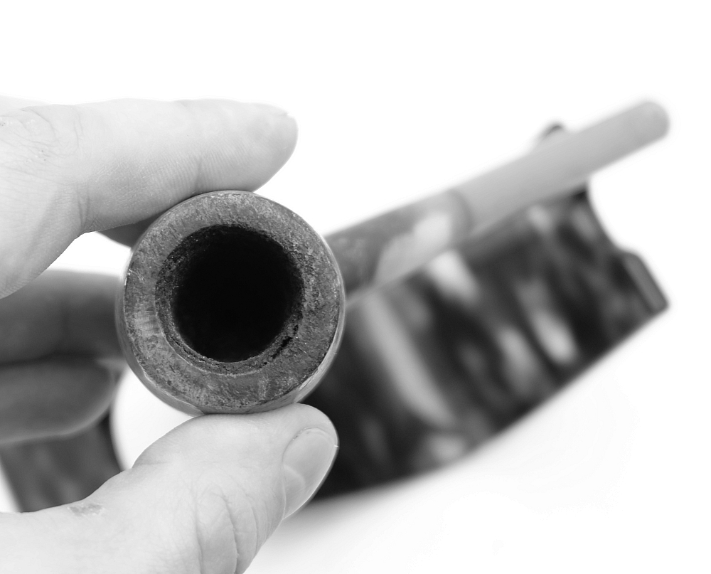 ​Antique Meerschaum French Long Tobacco Smoking Pipe Amber Stem - 4