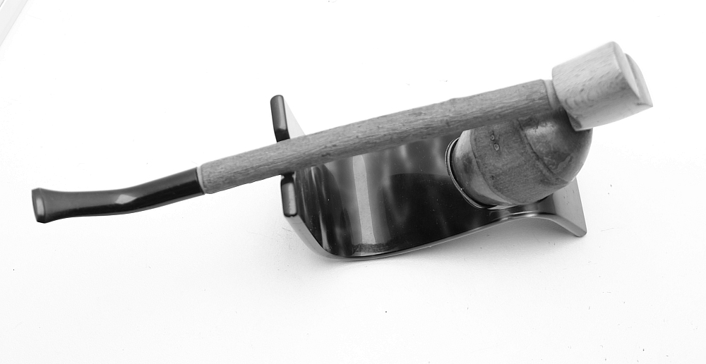 Unsmoked Cherrywood Beautiful French Vintage Tobacco Pipe Freehand - 5