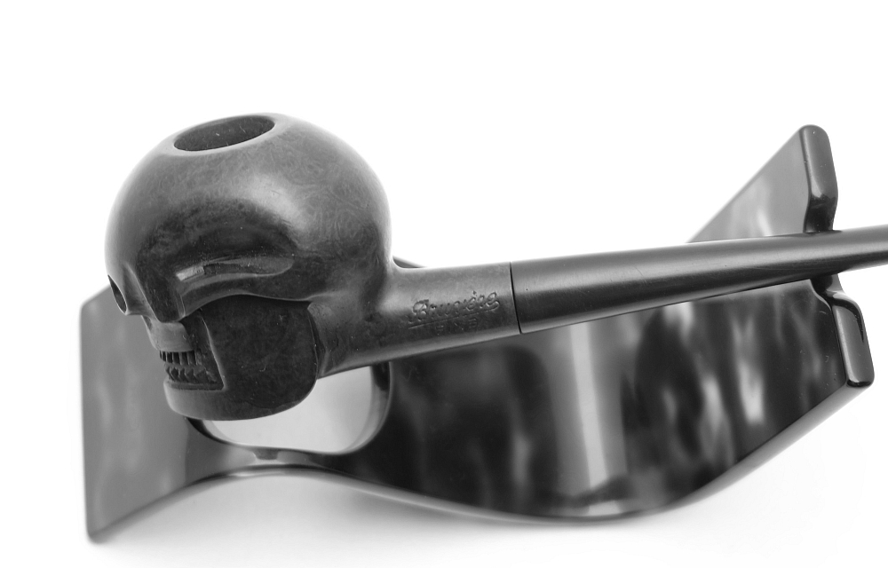 Handmade Handcarved Rare Fine Bruyere Skull Burled - 2