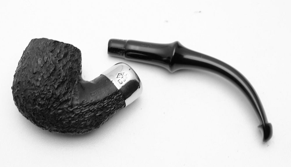 ​Silver Match Montreal Bent Billiard Vintage Smoking Pipe Restored! - 7