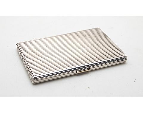 Cartier Sterling Silver 925 Cigarette Case Art Deco Beautiful and Rare!