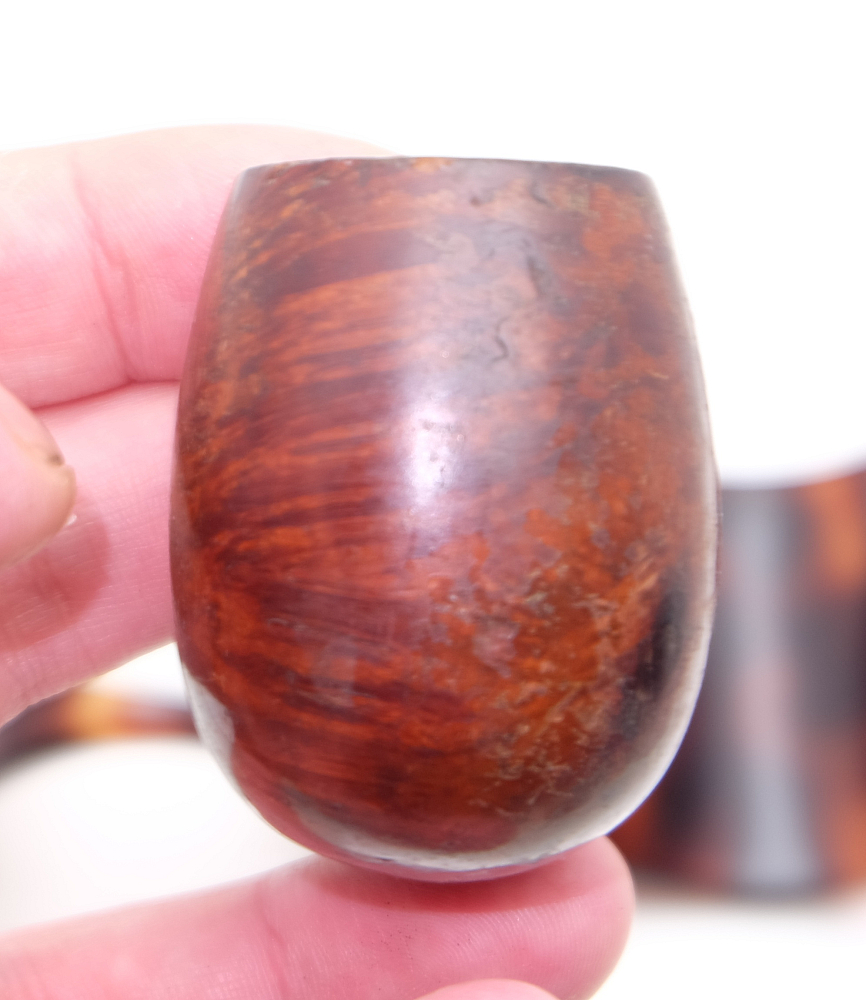 Bruyere Garantie Bent Billiard Smoking Pipe Vintage France - 5