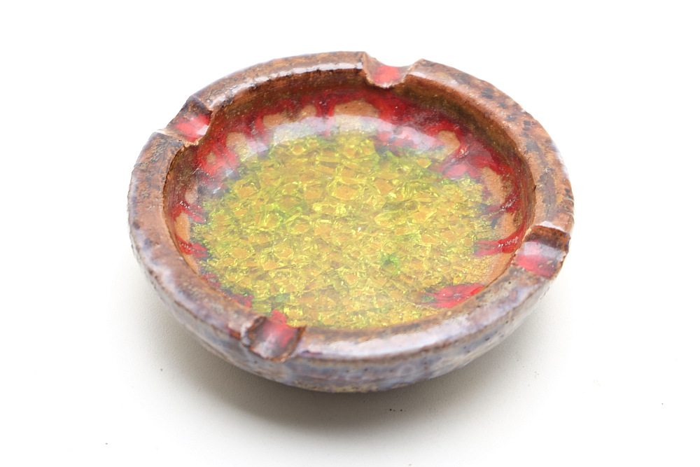 ​Unbranded Ceramic French Ashtray Vintage! - 2