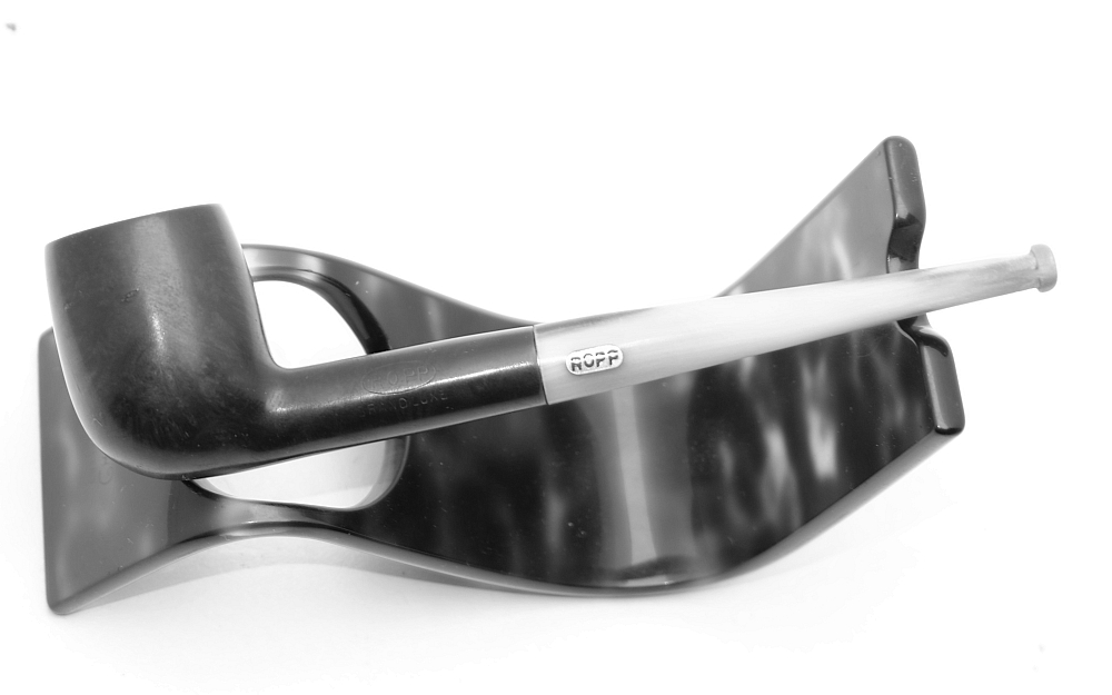 Ropp Grand Luxe 5 Billiard Vintage Smoking Pipe Horn Stem! Restored! - 1