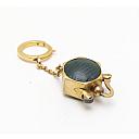 ​Unique Small French Leather Coated Petrol Lighter Works good! - 3 small