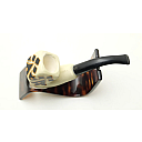 Unsmoked ​French Ceramic Tobacco Smoking Pipe - 3 small