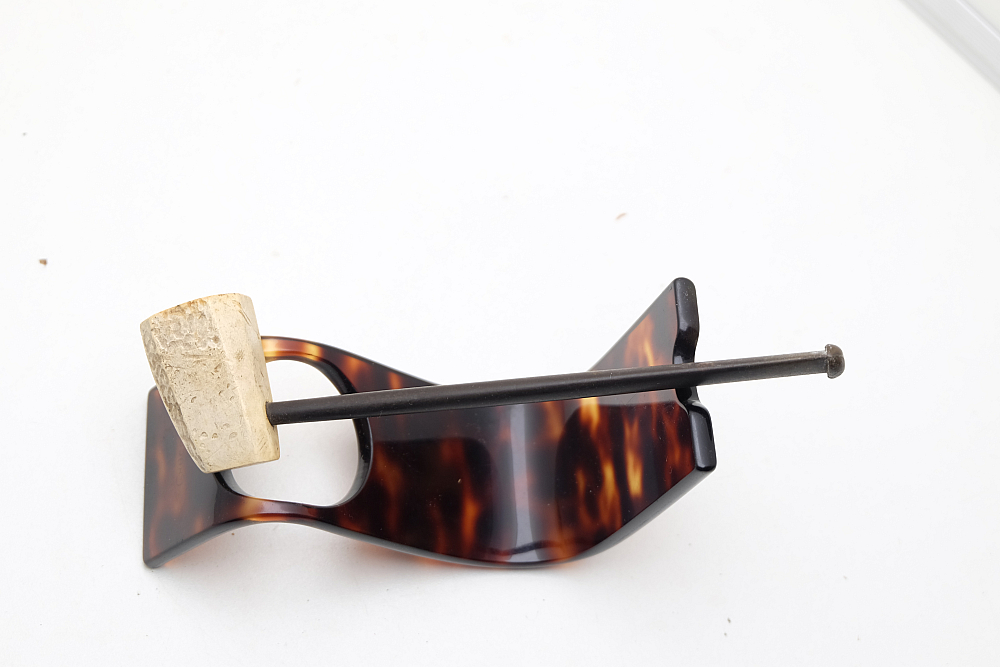 ​Long Meerschaum French Vintage Tobacco Smoking Pipe - 2