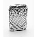 Solid Silver Antique France Matchbox Case Rare! - 2 small