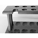 ​Beautiful Wooden Pipe Stand for 24 Big Billiard Pipes Vintage! - 7 small