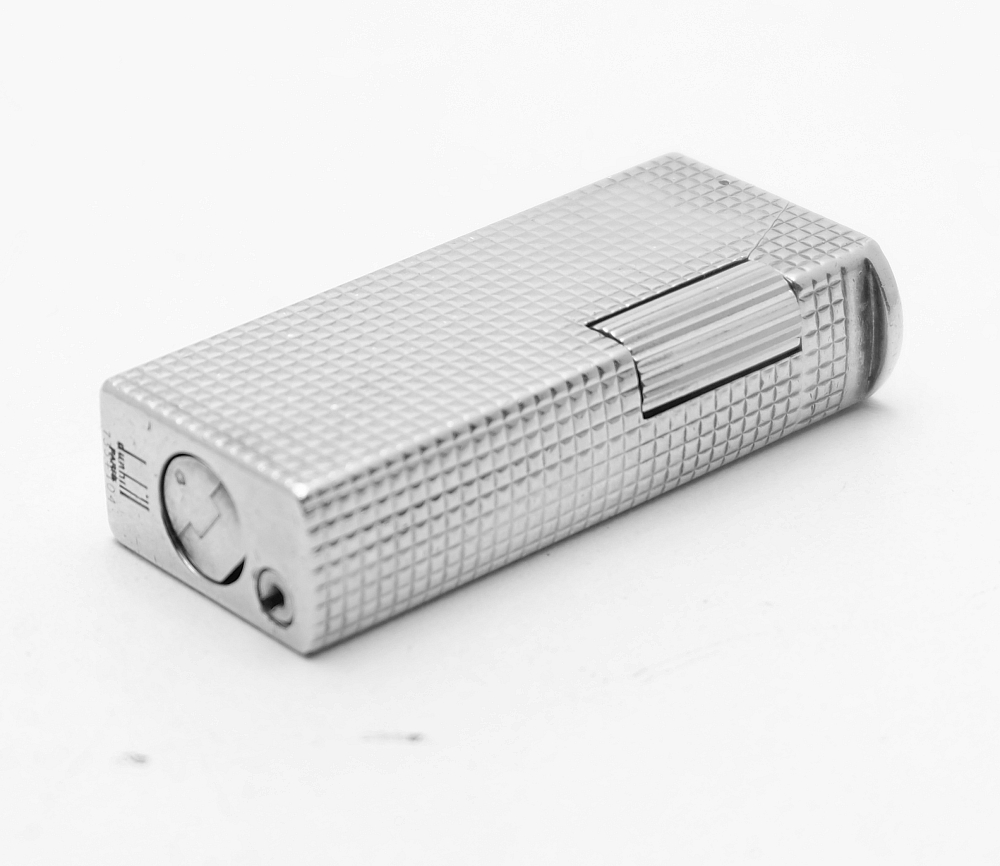​Dunhill Aldunil Paris Gas Lighter Solid Silver and Gold Plated Fully serviced! - 3