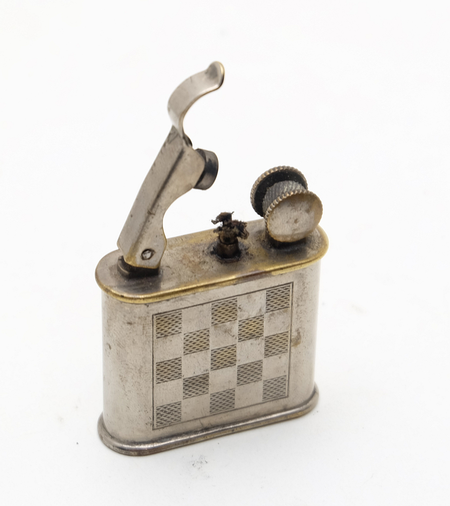 MD Vulcano Vintage Petrol Lighter 1940s Made in France Works great! - 2