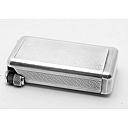 Flaminaire Quercia Grillon Gas Vintage Solid Silver Lighter 1950s Works! - 4 small