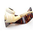 Turkish Meerschaum Pipe With Case Sultan Head - 2 small