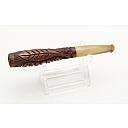 Carved French mouthpiece cigarette holder Briar+Horn - 2 small
