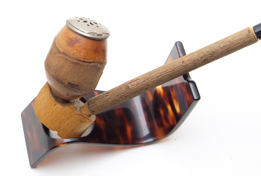 ​Unsmoked Cherrywood Beautiful French Vintage Tobacco Pipe Freehand - 2