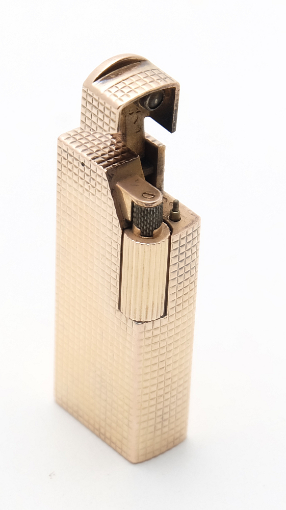 ​Dunhill Aldunil Paris Gas Lighter Solid Silver and Gold Plated Fully serviced! - 8