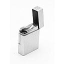 Dupont Line 1 Gas Lighter 20mk Gold Plated Works good! Fully Serviced! - 9 small